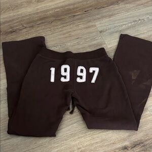 Hollister Dark Brown Sweatpants